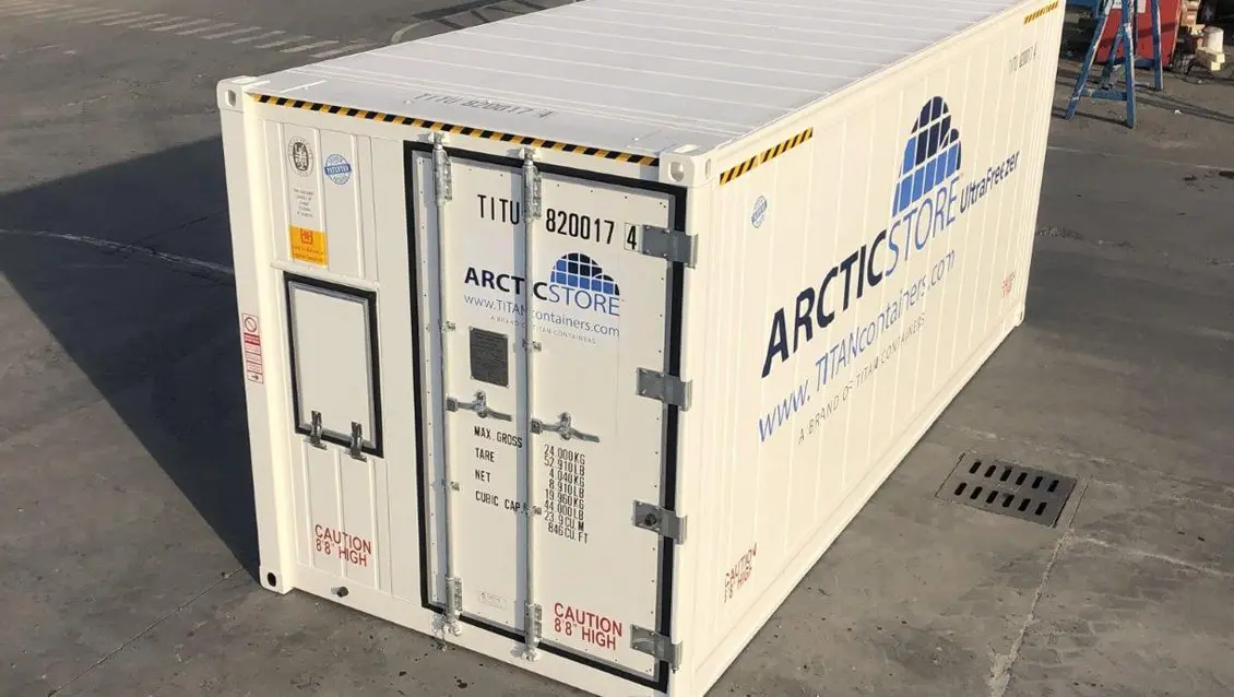20ft Arctic UltraFreezer Conteneur frigorifique à louer