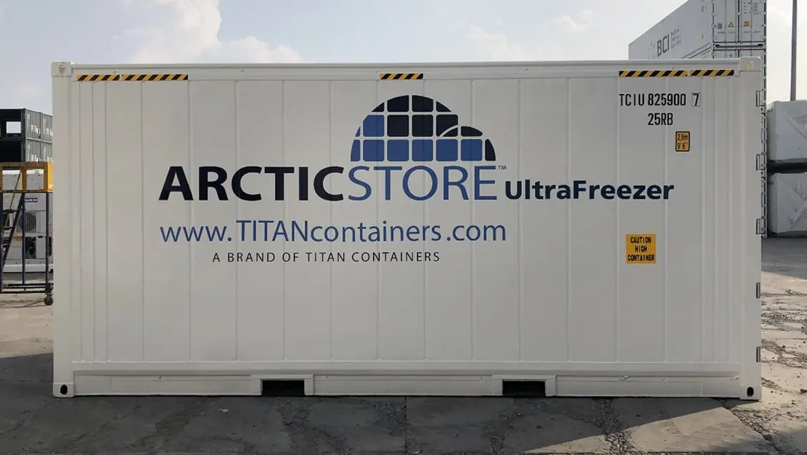20ft Arctic UltraFreezer Conteneur frigorifique à louer