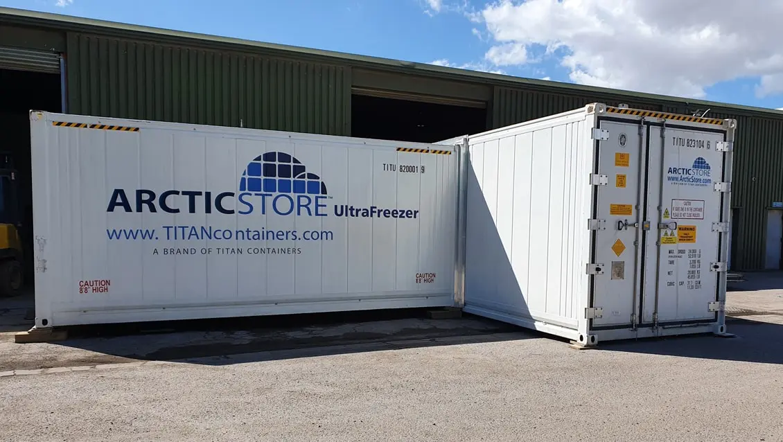 20ft Arctic UltraFreezer Conteneur frigorifique à louer