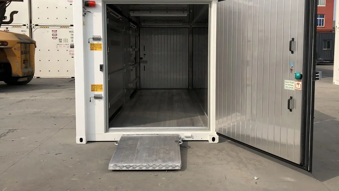 20ft Conteneur de stockage réfrigéré ArcticBlast à refroidissement rapide