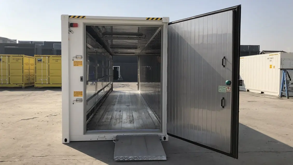 40ft Conteneur réfrigéré ArcticBlast pour la location Stockage à refroidissement rapide