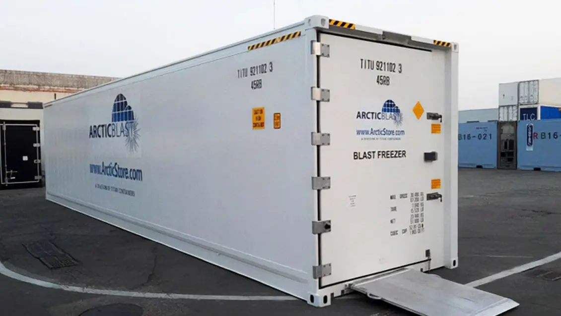 40ft Conteneur réfrigéré ArcticBlast pour la location Stockage à refroidissement rapide_7