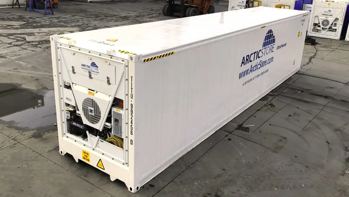 40ft UltraFreezer Entrepôt frigorifique Congélateur Conteneurs réfrigérés