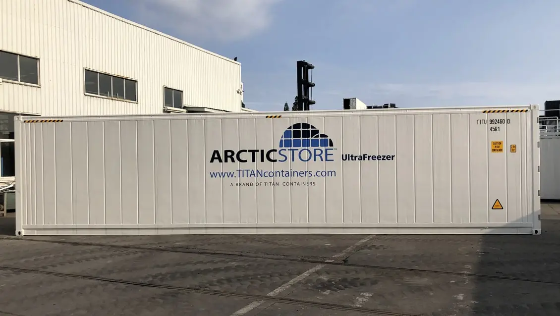 40ft UltraFreezer Entrepôt frigorifique Congélateur Conteneurs réfrigérés