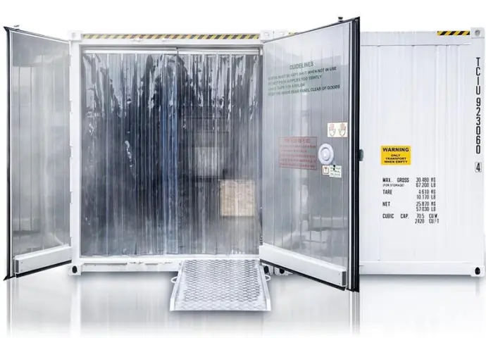 Entrepôt frigo, conteneur frigorifique - Solutions de stockage frigorifique