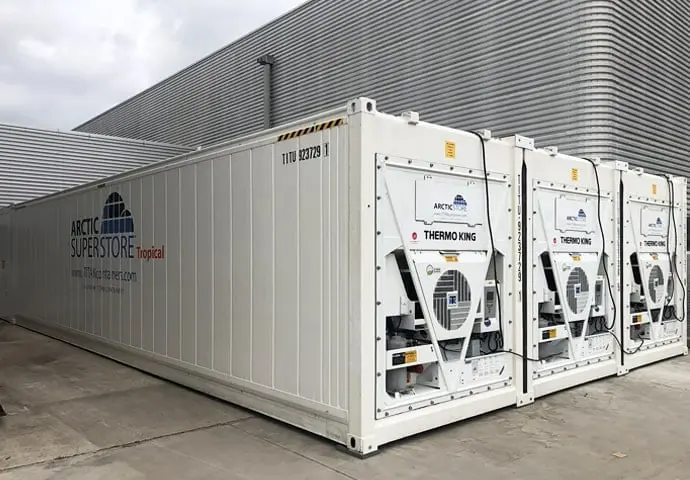 SuperStore Chambre froide - Location de conteneurs frigorifiques modulaires