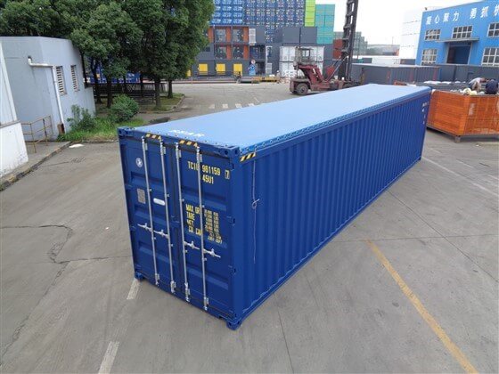 40ft HICUBE OPEN TOP blue container- TITAN Containers