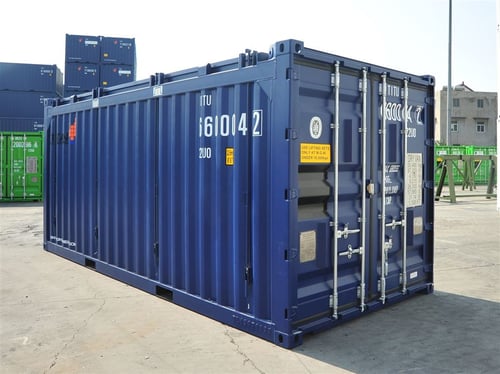 Offshore Container blau 6