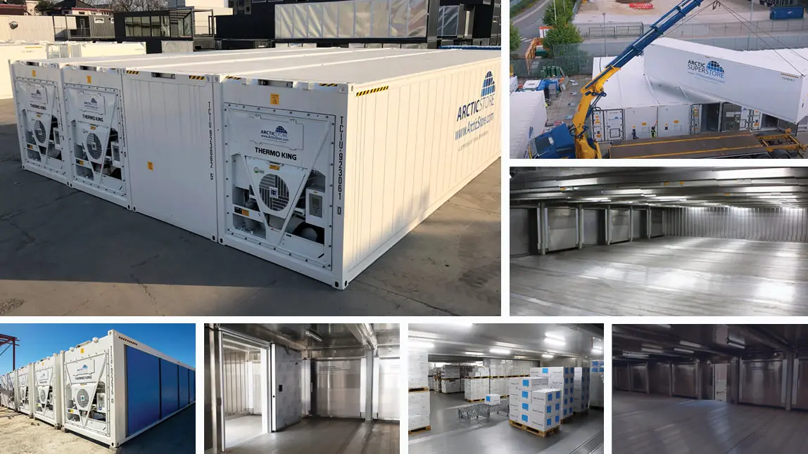 40ft Arctic SuperStore – Modulare Kühlräume zur Miete in der Schweiz