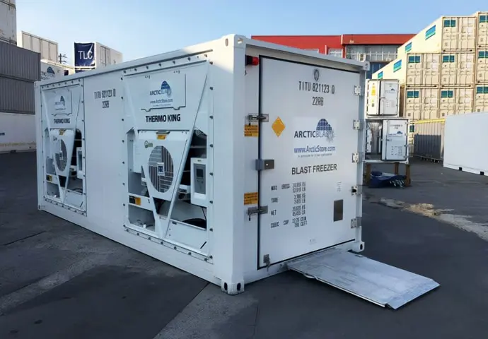 ArcticBlast Kaltlagerung - Schnellkühlung Kühlcontainer zur Miete