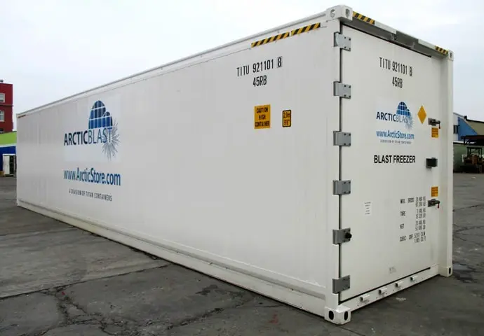 ArcticBlast Kaltlagerung - Schnellkühlung Kühlcontainer zur Miete