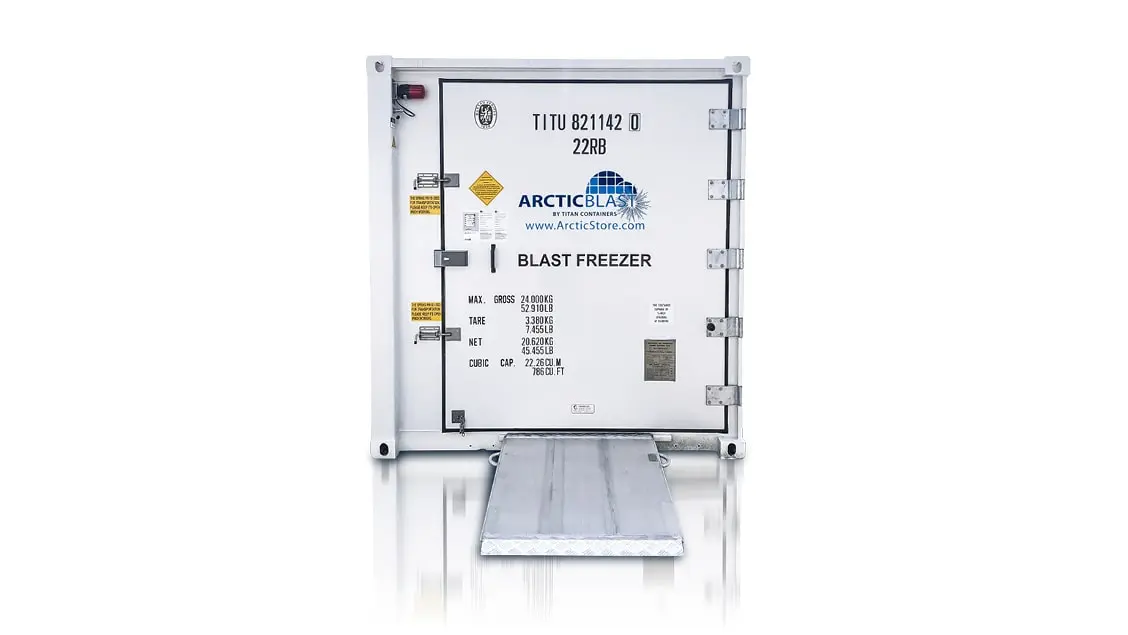 ArcticBlast – Kühllagerung.
         Tiefkühlcontainer.