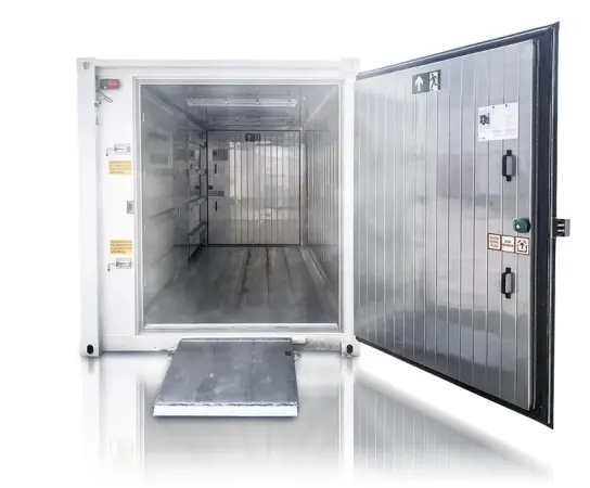 ArcticBlast – Kühllagerung.
         Tiefkühlcontainer.