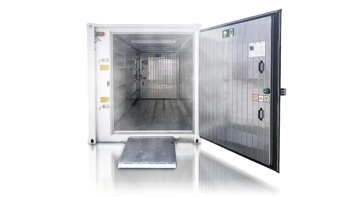 ArcticBlast – Kühllagerung.
         Tiefkühlcontainer.