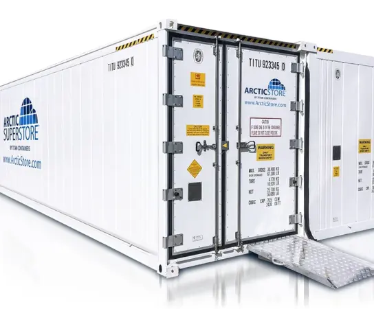Arctic SuperStore – Kühllagerung.
         Tiefkühlcontainer.