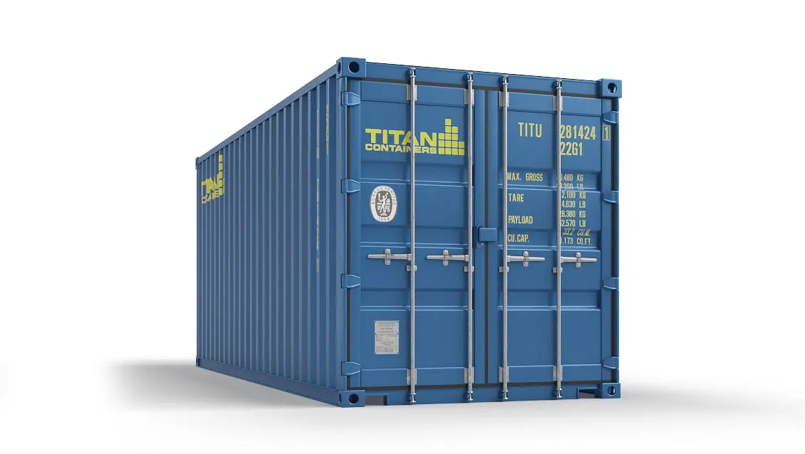 20-Fuß-Lagercontainer zur Miete