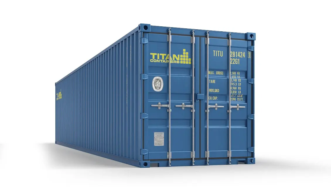 40-Fuß-Lagercontainer zur Miete