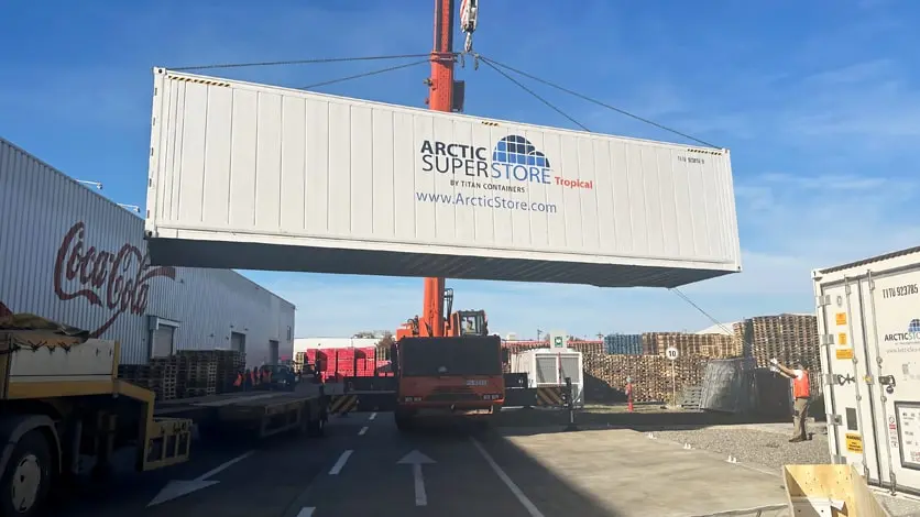 Arctic SuperStore Modulares Kühllager für Supermärkte und Einzelhandel