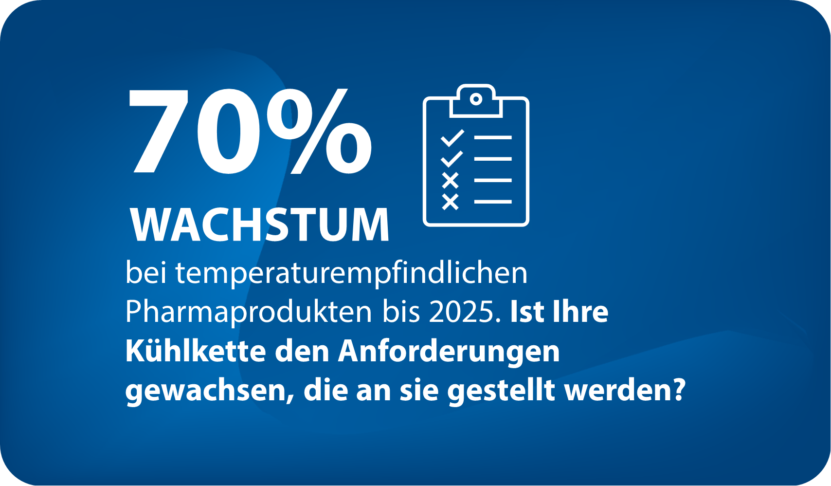 Kühlhäuser für die Pharmaindustrie